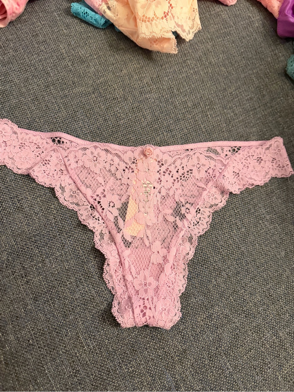 Victoria's Secret Pink Lace Thong dream angels new